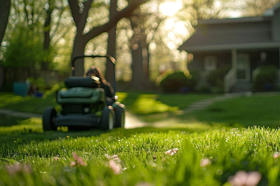 battery powered lawn mower