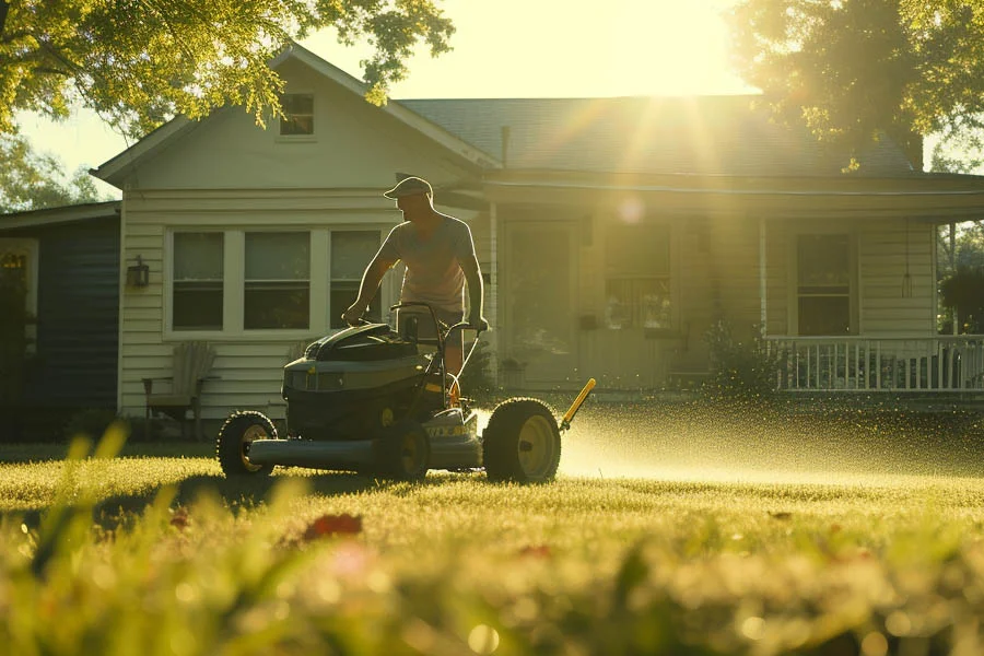 battery powered lawn mower